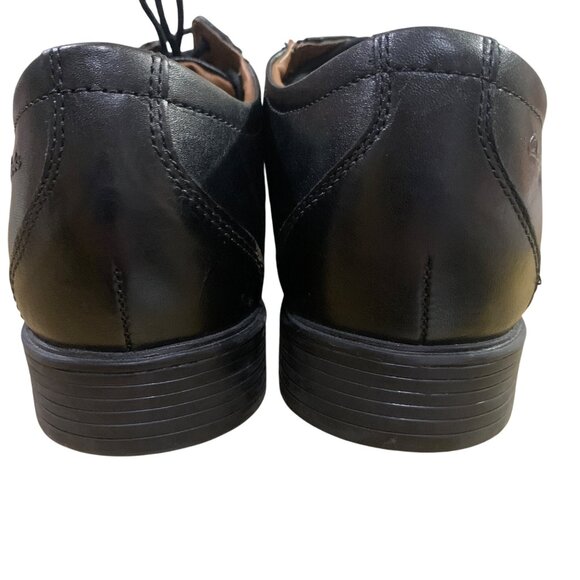 Clarks Men's Dress Shoes Whiddon Pace Black Leather Oxfords Lace-Up Size 9 W - Picture 2 of 10
